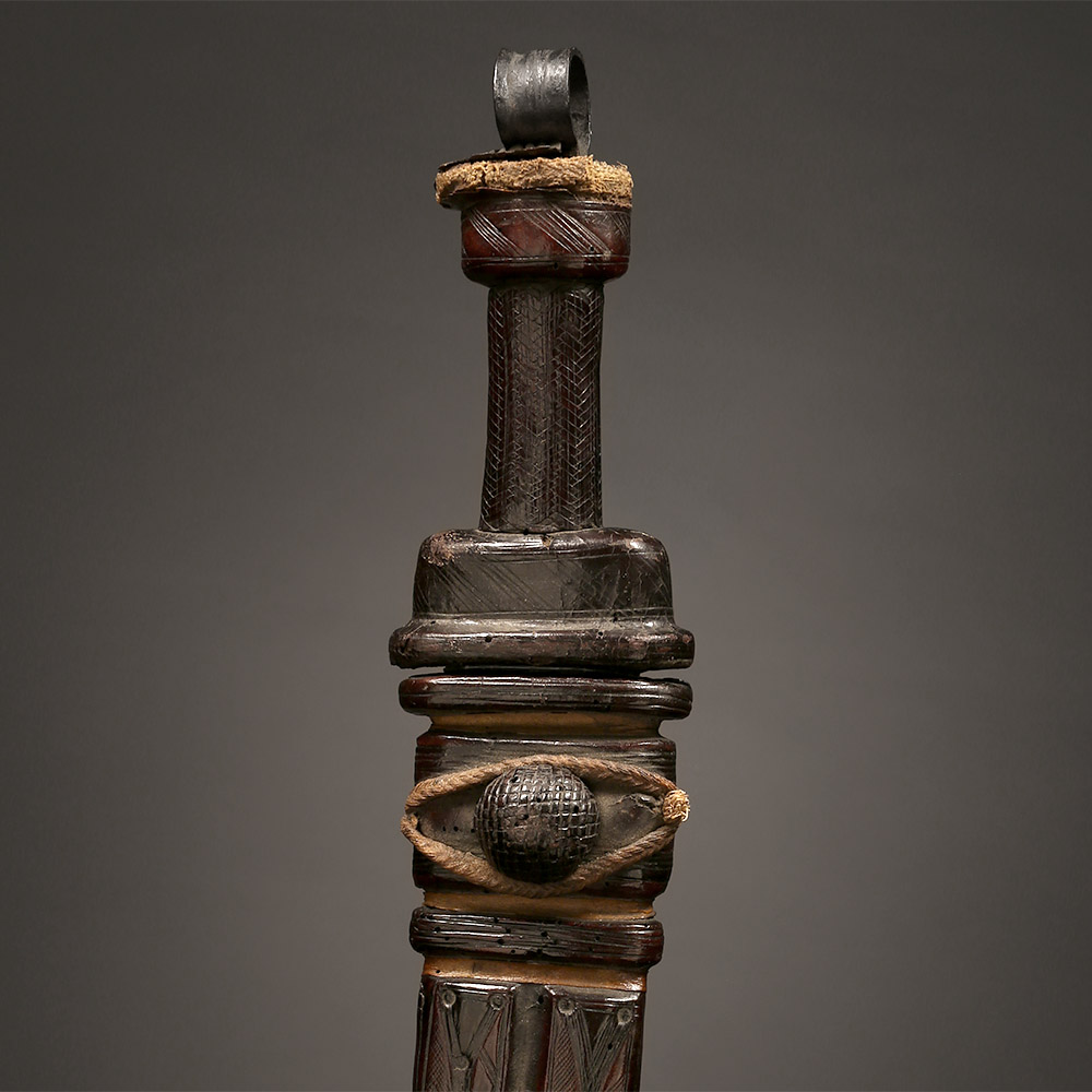 Asymmetrical Dagger in Sheath, Kru / Toma / Mandingo, Liberia