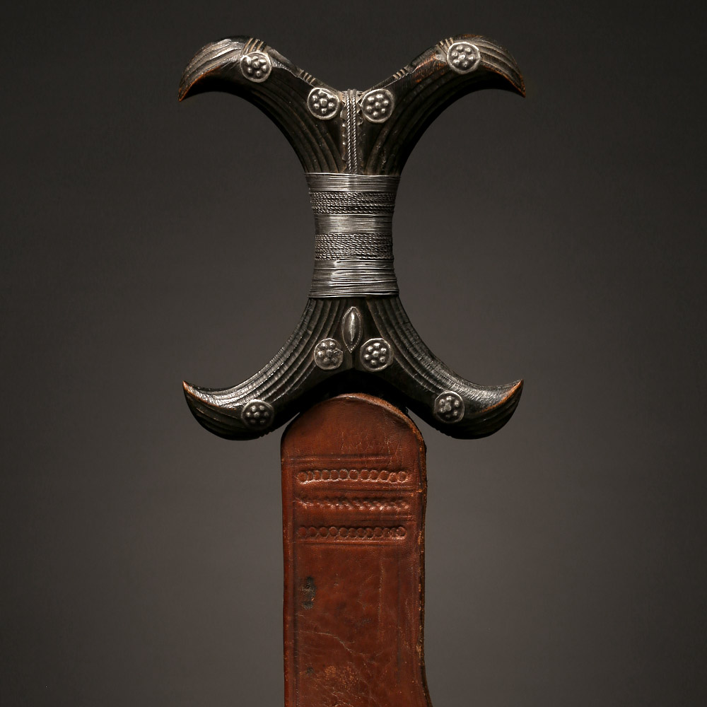 Asymmetrical Dagger in Sheath Beja / Hadendoa, Eritrea / Sudan
