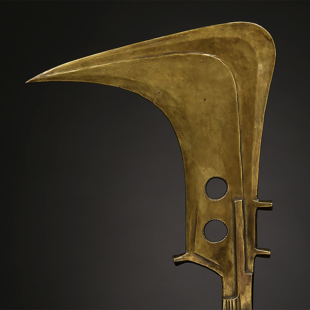Brass Emambele, Mangbetu, D.R. Congo